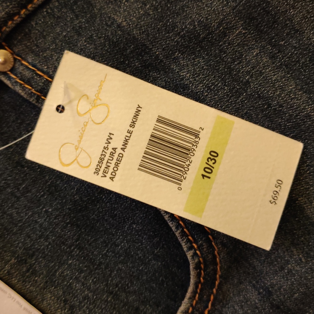 Jessica Simpson Ventura Adored Ankle Skinny Jean. Size 10/30 - Picture 6 of 11